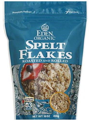 Eden Roasted and Rolled 16 Oz Spelt Flakes - 6 pkg