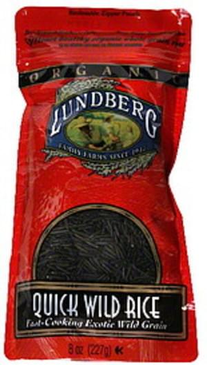 Lundberg Family Farms Quick 8 Oz Wild Rice - 12 pkg