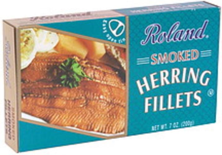 Roland Sm0ked Fillets 7 Oz Herring 12 pkg, Nutrition Information Innit