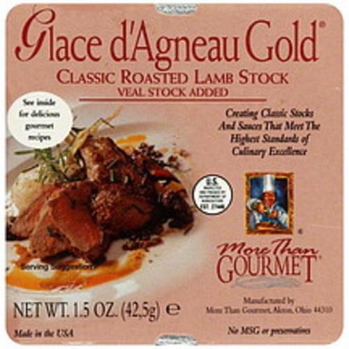 More than Gourmet Classic Roasted Lamb 1.5 Oz Stock 24 pkg, Nutrition
