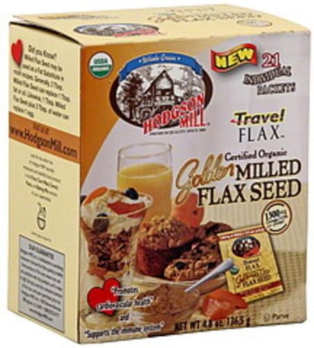 Hodgson Mill Golden Travel Flax 4.8 Oz Milled Flax Seed - 6 pkg