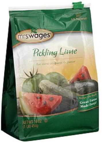 Mrs. Wages 16 Oz Pickling Lime - 6 pkg