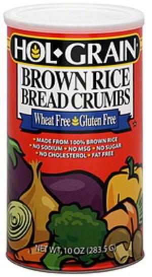 Hol-grain Brown Rice 8 Oz Bread Crumbs - 6 pkg
