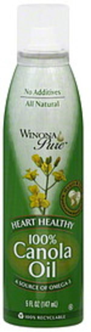 Winona Pure Heart Healthy 5 Oz 100% Canola Oil - 12 pkg