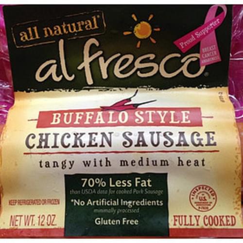 Al Fresco Buffalo Style Chicken Sausage 85 G Nutrition Information Innit