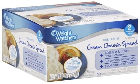 Weight Watchers Reduced Fat Cream Cheese Spread - 8 ea