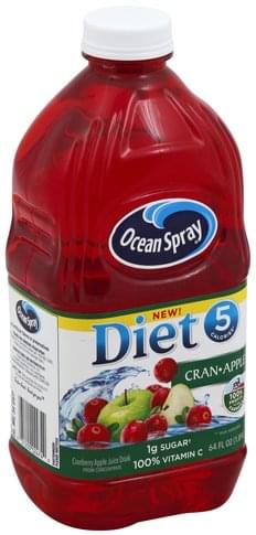 Ocean Spray Diet, Cran-Apple Juice Drink - 64 oz ...
