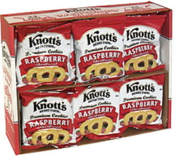 Knotts Raspberry Shortbread Premium Cookies 24 ea, Nutrition