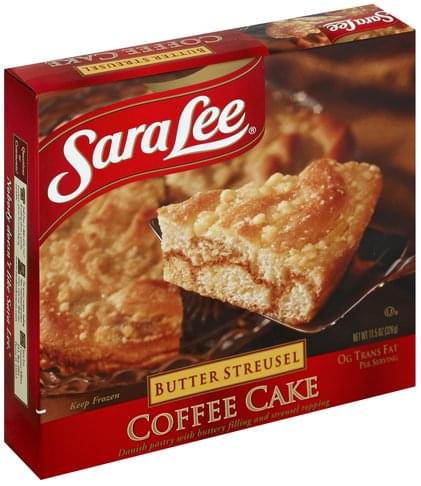 Sara Lee Butter Streusel Coffee Cake  oz, Nutrition Information |  Innit