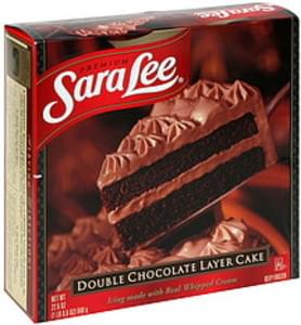 Sara Lee Double Chocolate Layer Cake - 22.6 oz, Nutrition Information