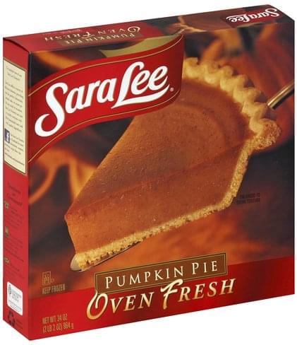 Sara Lee Pumpkin Pie - 34 oz, Nutrition Information | Innit
