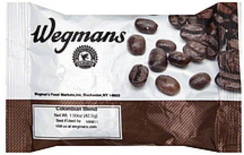 Wegmans Colombian Blend Coffee 1.5 oz, Nutrition Information Innit