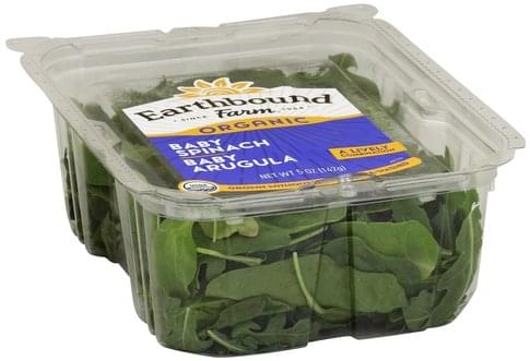 Earthbound Farm Baby Spinach & Baby Arugula - 5 oz
