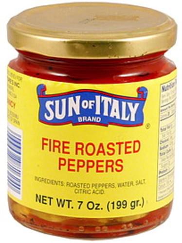 Sun of Italy Fire Roasted Peppers - 7 oz