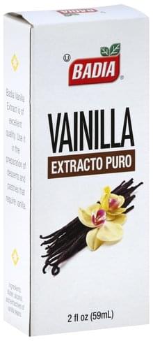 Badia Pure Vanilla Extract - 2 oz, Nutrition Information | Innit