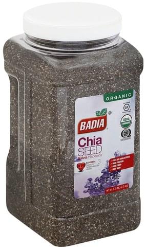 Badia Organic Chia Seed - 5.5 lb