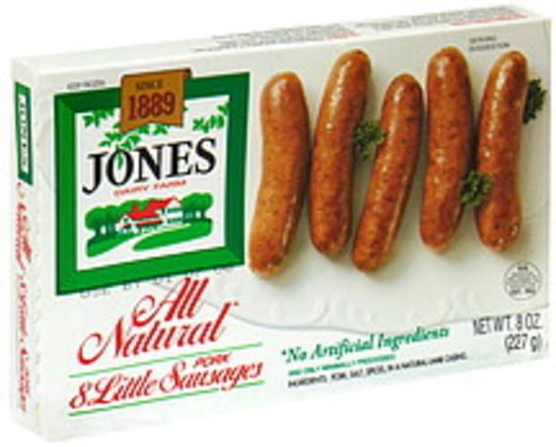 Jones Dairy Farm 8 Little Pork Sausages 8 ea, Nutrition Information