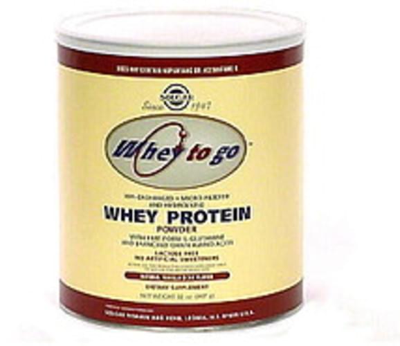Solgar Natural Vanilla Bean Flavor Whey Protein Powder - 32 oz