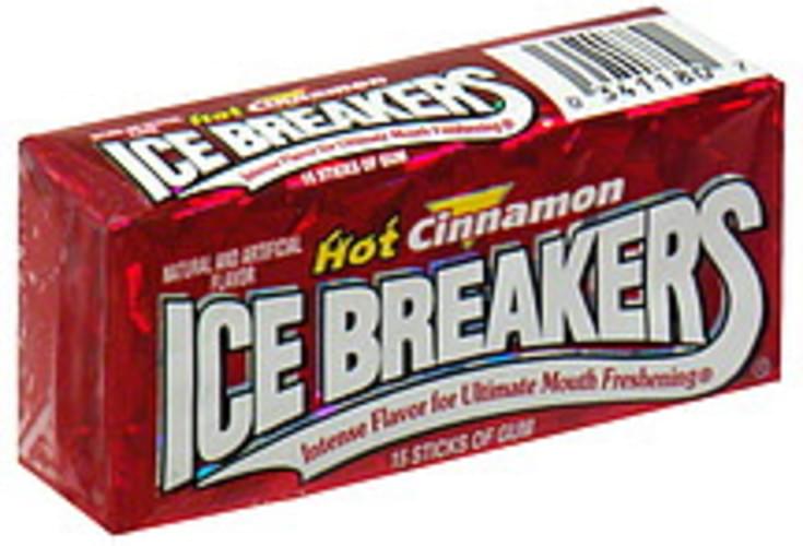 Ice Breakers Hot Cinnamon Gum 15 ea, Nutrition Information Innit
