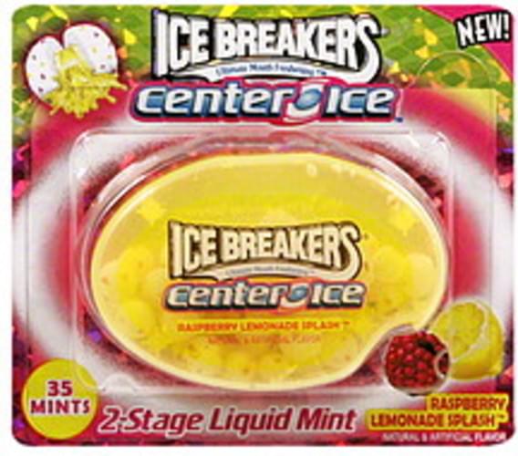 Ice Breakers Raspberry Lemonade Splash 2Stage Liquid Mint 35 ea, Nutrition Information Innit