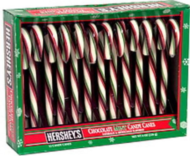 Hersheys Chocolate Mint Candy Canes 8 oz, Nutrition Information Innit