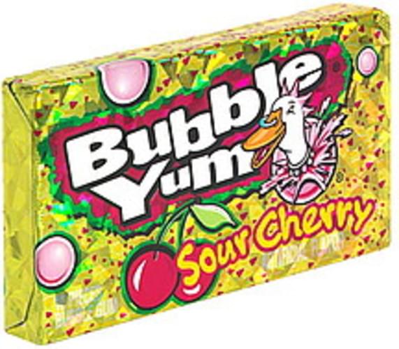 Bubble Yum Sour Cherry Bubble Gum 10 ea, Nutrition Information Innit