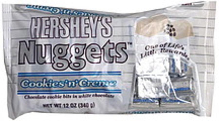 Hersheys Cookies 'N' Creme Nuggets 12 oz, Nutrition Information Innit