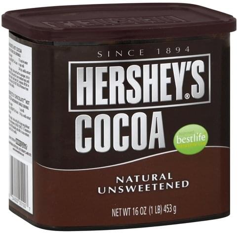 Hersheys Natural, Unsweetened Cocoa - 16 oz