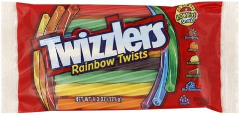 Twizzlers Rainbow Twists - 4.3 oz, Nutrition Information | Innit