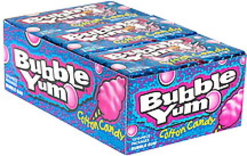 Bubble Yum Cotton Candy Bubble Gum 12 ea, Nutrition Information Innit