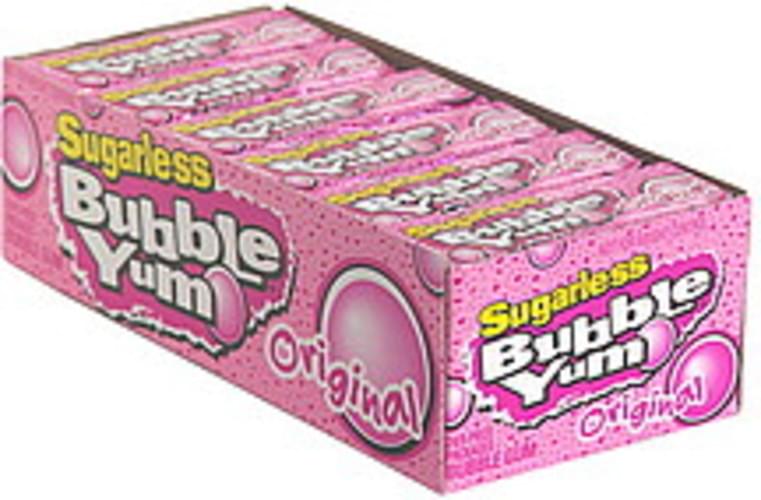 Bubble Yum Sugarless Original Bubble Gum 24 Ea Nutrition bubble-yum-sugarless-original-bubble-gum-24-ea-nutrition