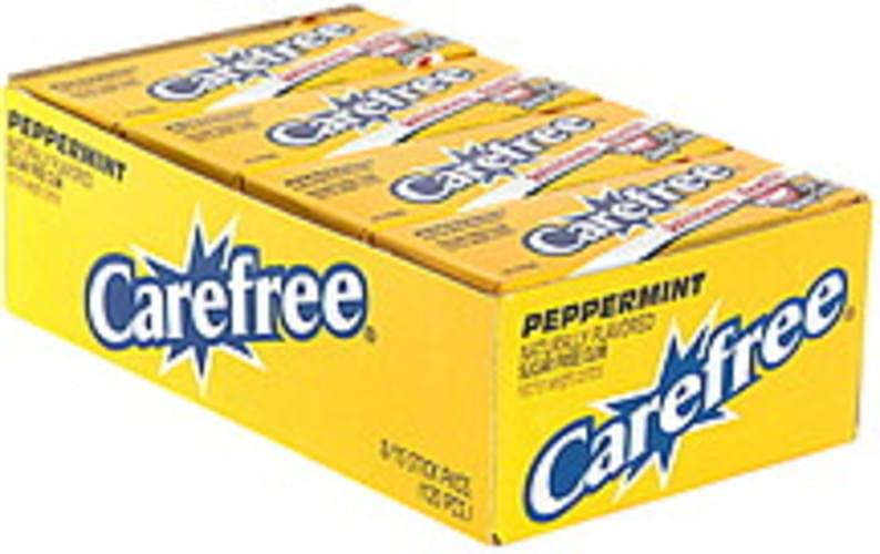 Carefree Sugar Free, Peppermint Gum 8 ea, Nutrition Information Innit