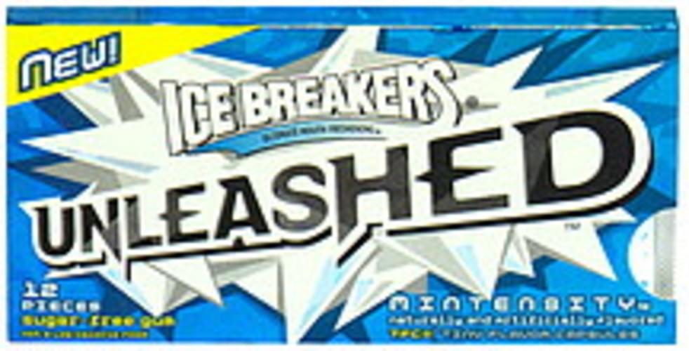 Ice Breakers SugarFree, Mintensity Gum 12 ea, Nutrition Information