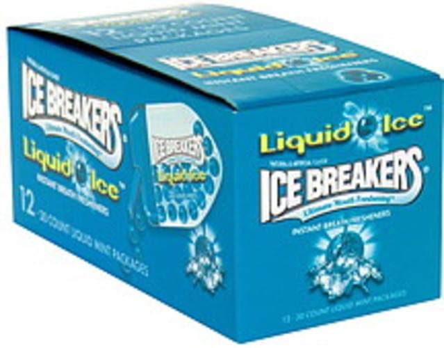 Ice Breakers Liquid Mints 12 Ea Nutrition Information Innit