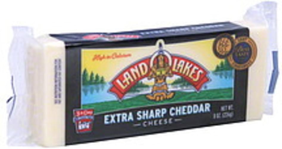 Land O Lakes Extra Sharp Cheddar Cheese 8 oz, Nutrition Information