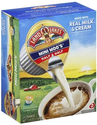 Land O Lakes Single Serve Creamers Half Half 24 Ea Nutrition Information Innit