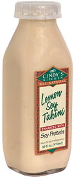 Cindy S Kitchen Lemon Soy Tahini 16 Oz Nutrition Information Innit