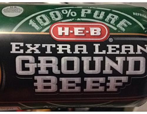 H-E-B 100% Pure Extra Lean Ground Beef - 112 g