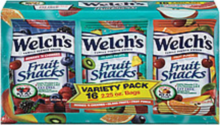 Welch's Fruit Snacks Berries 'n Cherries/Island Fruits/Fruit Punch