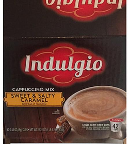 indulgio white chocolate caramel cappuccino