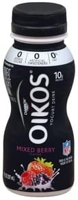 Oikos Yogurt Drink Nonfat, Mixed Berry Flavor