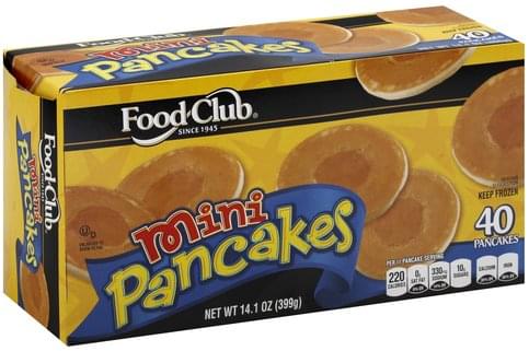 Food Club Mini Pancakes - 40 ea