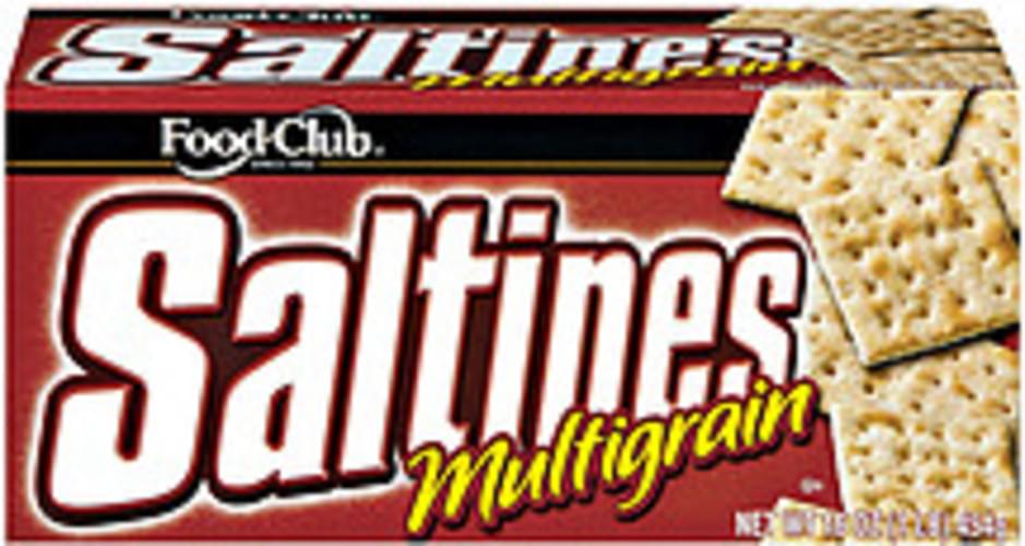 Food Club Saltines Multigrain Crackers 16 oz, Nutrition Information