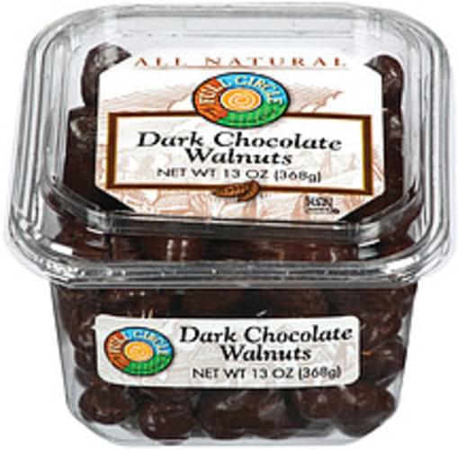 Full Circle All Natural Dark Chocolate Walnuts 13 oz, Nutrition