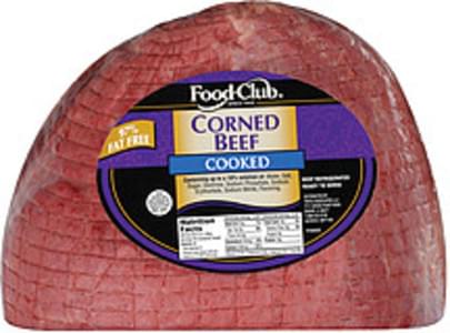 Food Club Corned Beef Cooked 97% Fat Free