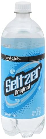 Food Club Original Seltzer - 33.8 oz