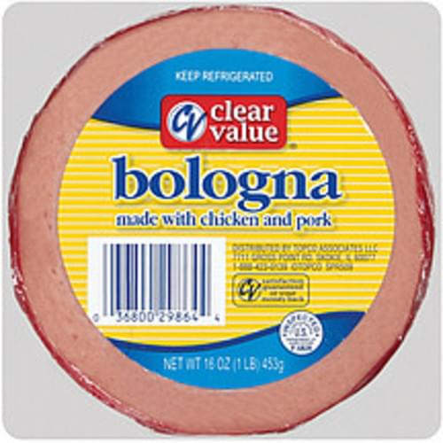 Clear Value W Chicken Pork Bologna 16 Oz Nutrition Information Innit clear-value-w-chicken-pork-bologna-16-oz-nutrition-information-innit