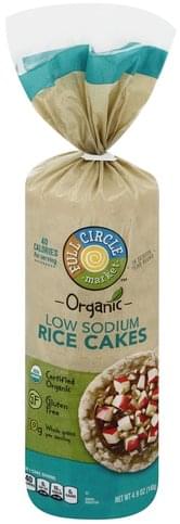 Full Circle Low Sodium Rice Cakes - 4.9 oz