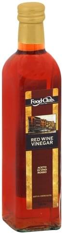Food Club Red Wine Vinegar - 17 oz