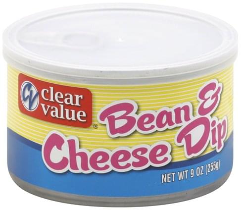 Clear Value Bean & Cheese Dip - 9 oz